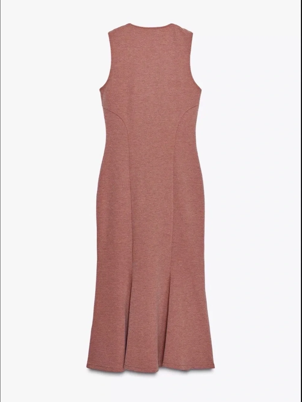 ZARA ❗️NWT PIQUE DRESS BUTTONED SIZE LARGE REF 3644/183 - Picture 5 of 5